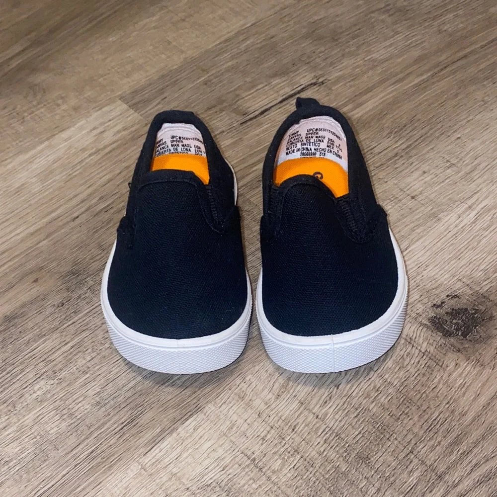 Black Slip-On Sneakers